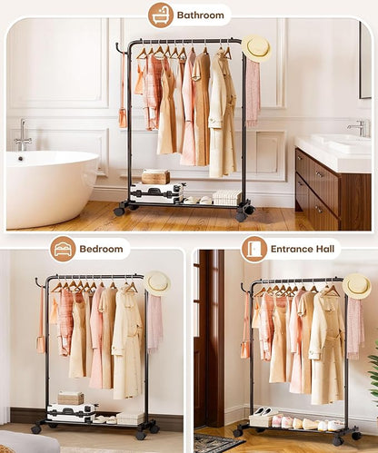 Homde Rolling Clothes Rack