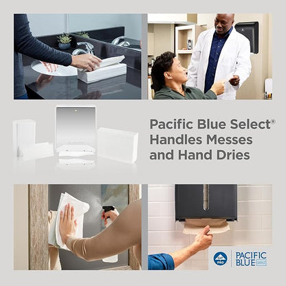 Pacific Blue Select Multifold Premium 2-Ply Paper Towels by GP PRO, 125 Paper
