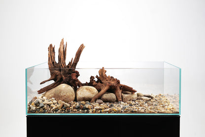 LANDEN Panna Natural Driftwood for Aquarium Decor Freshwater Fish Tank(12-16 inches, 30-40cm) 4pcs Terrariums Vivariums Reptile and Amphibian Enclosures Lizard Bearded Dragon Tortoise Various Shapes