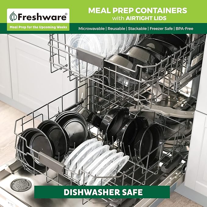 Freshware Meal Prep Containers