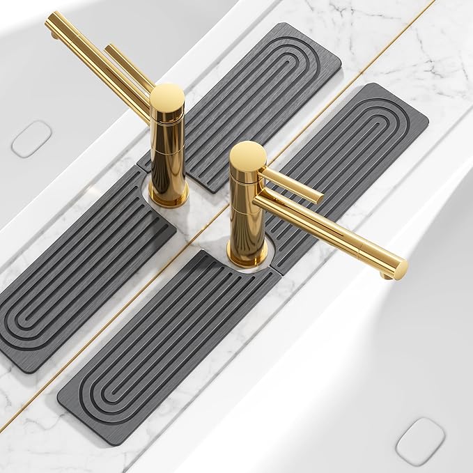 23.6"*3.9" Large size Stone faucet mat