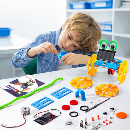 STEM Kits for Kids Crafts Ages 8-10, Solar Robot Kit STEM Building Toys for Ages 8-13, Engineering Science Experiments for Kids Age 8-12 Robotics, Arts and Crafts for Boys Girls Gifts 8 9 10 12-14