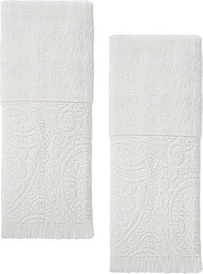 Luxury Decorative Hand Towels Bathroom: 2 Packs 14X30 100% Cotton Turkish