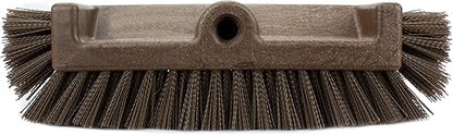 SPARTA Multi-Level Tile Scrub Brush 12" Wide Brush Head, Heavy-Duty Tile