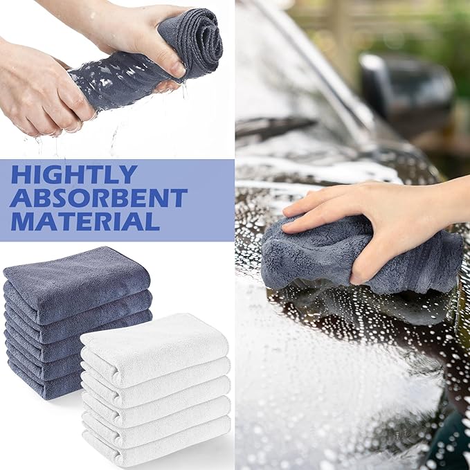10 Pcs Extra Large Microfiber Cleaning Cloth 30" x 20" Large Floor Microfiber
