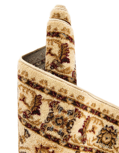 Unique Loom Voyage Collection Traditional Oriental Classic Intricate Design Area Rug (6' 0 x 9' 0 Rectangular, Ivory/Gold)