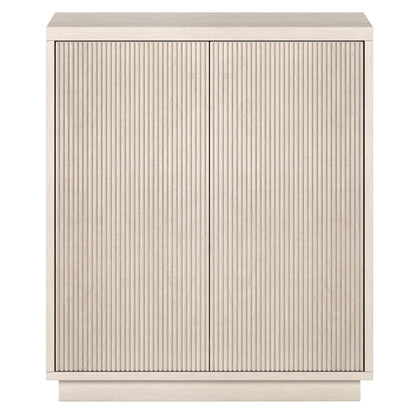 Henn&Hart Alston Accent Cabinet, 28" Wide, Alder White