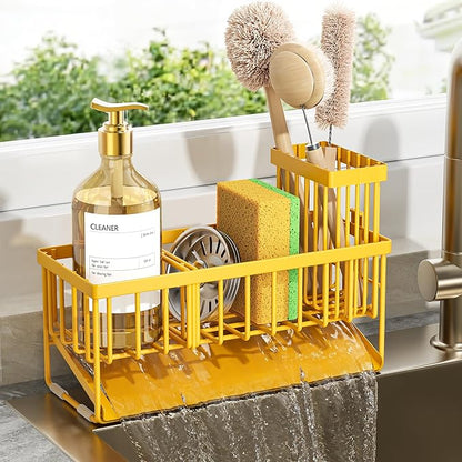 Cisily Yellow Sink Caddy Organzier