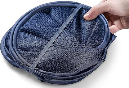 Pop up Laundry Hamper, Foldable Mesh Clothes Hamper