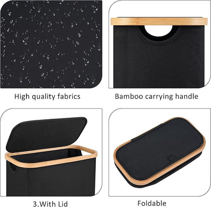 60L Slim Laundry Hamper, Laundry Basket