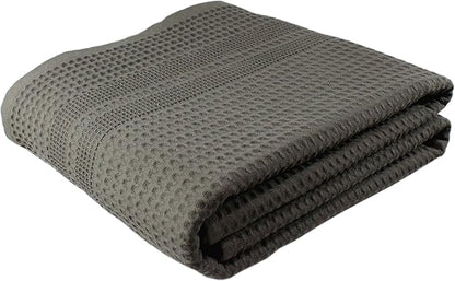 GILDEN TREE Waffle Bath Sheet Large Bath Towels Quick Dry Thin Body Towels