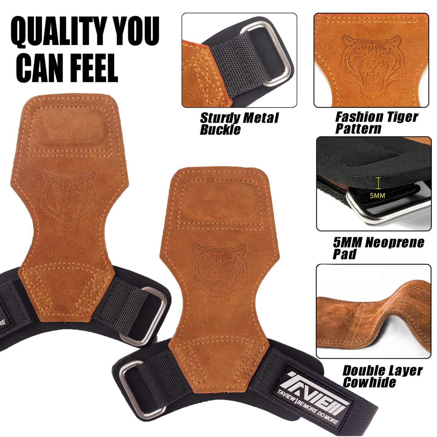 Wrist Straps for Weightlifting for Maximum Grip Support - Lifting Deadlift Strap & Weight Lifting Grips Gloves for Working Out Pull Up Deadlifting & Shrugs