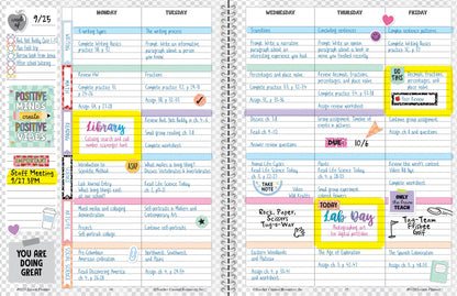 Teacher Created Resources Cool for School Teacher Plan Book (TCR9329)