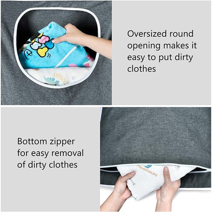 2PCS HangingLaundry bags, Over DoorLaundry wash bags