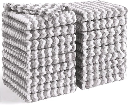 Homaxy 18 Pack Kitchen Dish Cloths, Ultra Soft and Absorbent Dish Towels