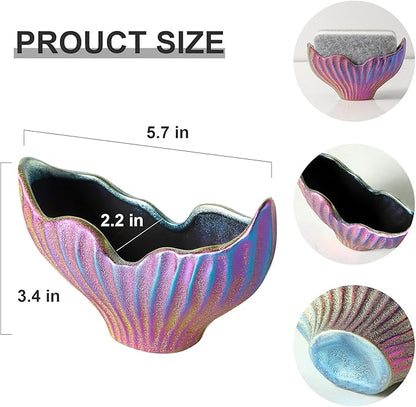 Sponge Holder for Kitchen Sink, Ceramic Dish Sponge Holder