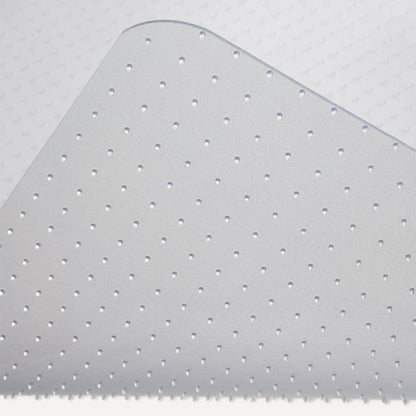 Amazon Basics Office Chair Mat for Low Pile Carpeted Floors, Clear Plastic with Studded Grips, 46" x 60", for Home or Office