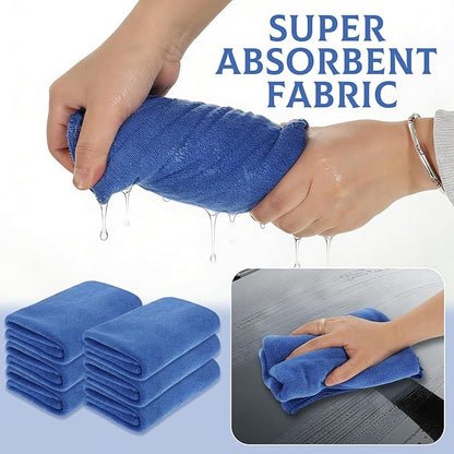 6 Pcs Extra Large Microfiber Cleaning Cloth Reusable Microfiber Towels Thick