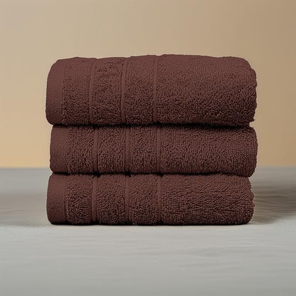 Tens Towels Pack of 6 Hand Towels, 100% Cotton, Lighter Weight, Quick to Dry