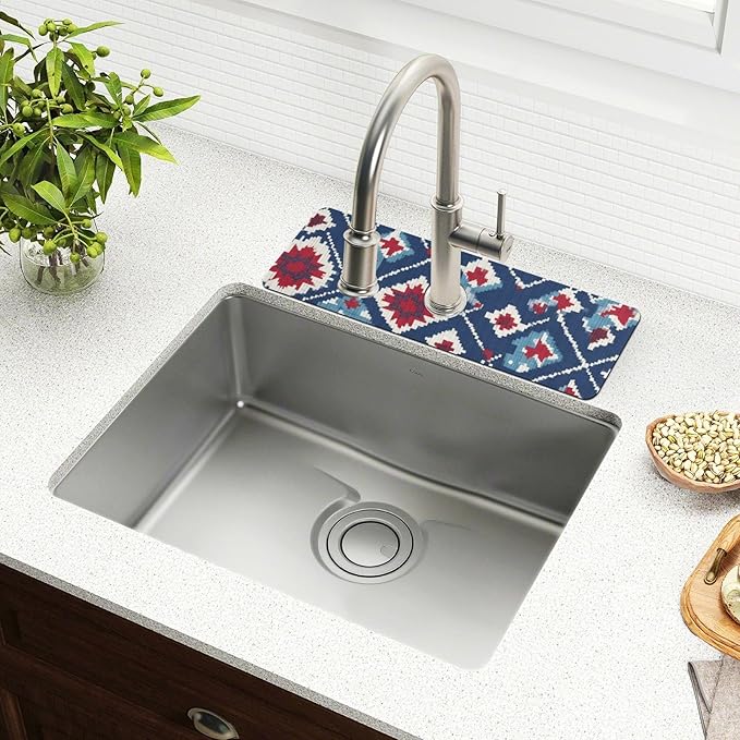 Kitchen Sink Splash Guard 1 PC 30 Inch Sink Faucet Mat Splash Guard