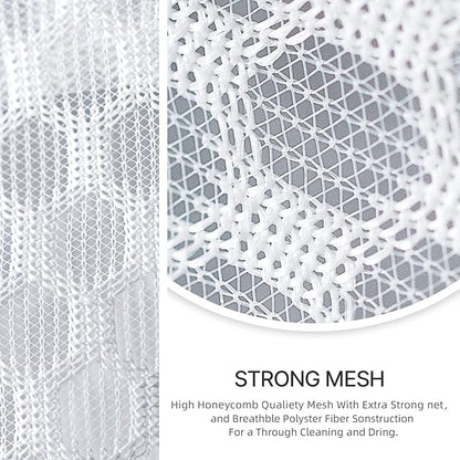 COMLIFE Set of 2 Delicates Honeycomb Mesh Laundry Bag, Use YKK Zipper,
