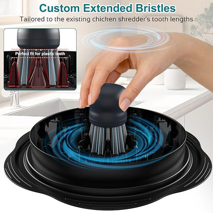 Mini Dish Brush for Cleaning Chicken Shredder, Palm Brush Dish Scrubber