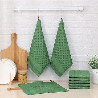 Homaxy 100% Cotton Dish Cloths, 6 Pack