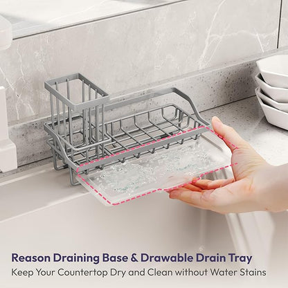 SWTYMIKI Sink Caddy Sponge Holder