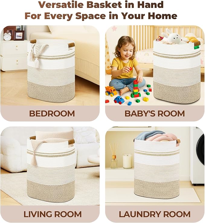 Laundry Basket with Handles