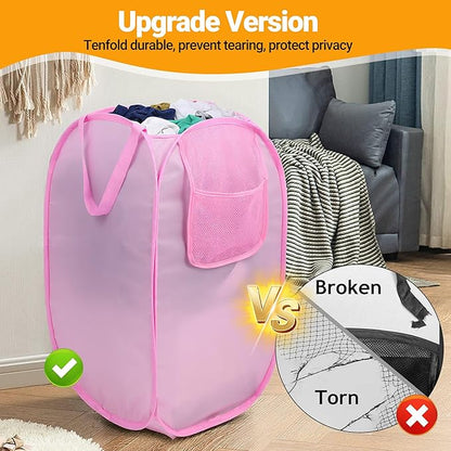 Foldable Laundry Basket, Pop Up Laundry Hamper