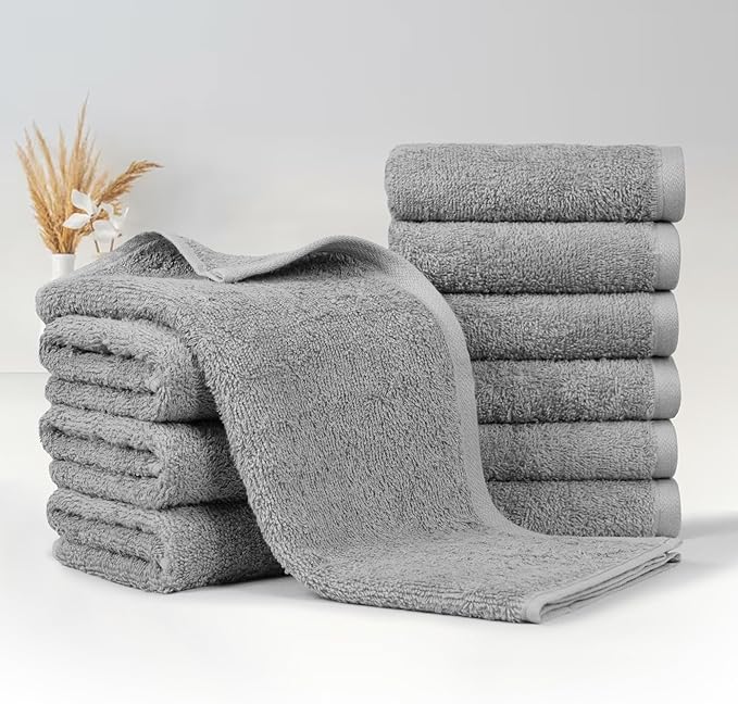 Amazon Basics Soft and Thick Cotton Hand Towels