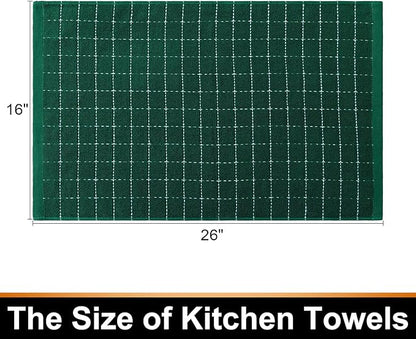 Mordimy 100% Cotton Terry Cloth Kitchen Towels, Super Soft and Absorbent Dish