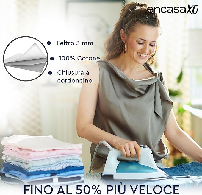 Encasa XO Ironing Board Cover and Pad 28"x12"