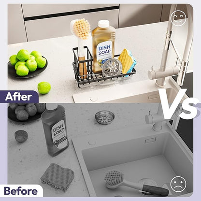 SWTYMIKI Sink Caddy Sponge Holder