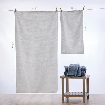 SKL Home CloudSoft Cotton Luxury 2-Piece Hand Towel Set