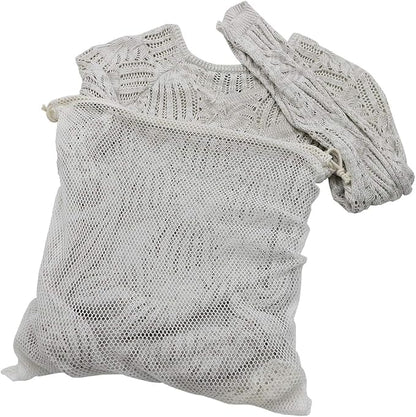 Simple Ecology Organic Cotton Mesh Laundry Bag; Machine Washing Bags