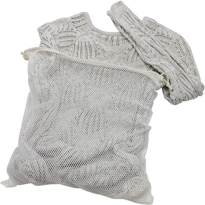 Simple Ecology Organic Cotton Mesh Laundry Bag; Machine Washing Bags