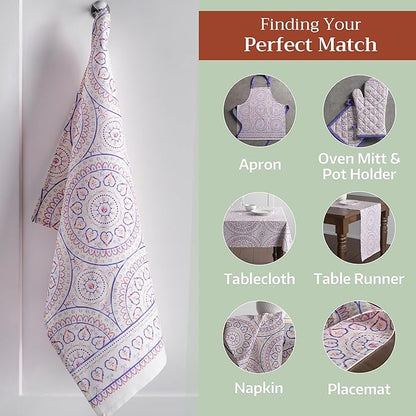 Maison d' Hermine Kitchen Towels Set of 3 100% Cotton 27.50" x 20" Reusable