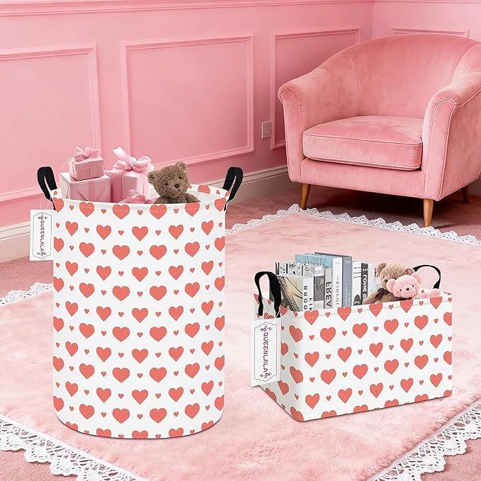 QUEENLALA Large Storage Basket, Laundry Hamper/Bathroom/Home Decor/Collapsible