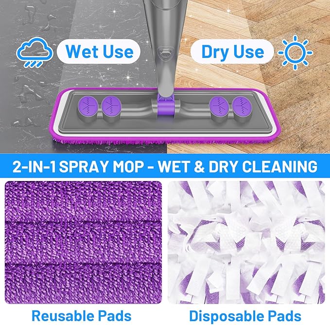Spray Mops for Floor Cleaning