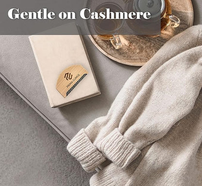 2 PCS Wooden Sweater Comb for De-Pilling Cashmere, Manual Lint Remover