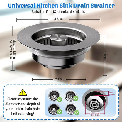 NinjaTiger Kitchen Sink Drain Strainer