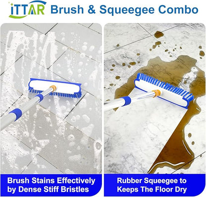 ITTAR 12" Wide Floor Scrub Brush