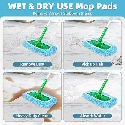 Reusable Mop Pads Compatible