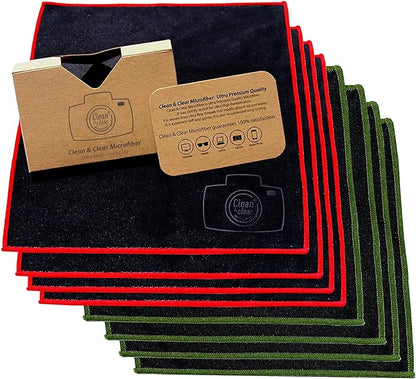 Clean & Clear Microfiber Cleaning Cloth, EXTRA LARGE ULTRA PREMIUM Microfiber