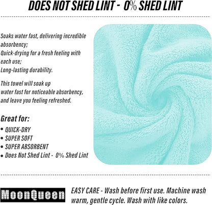 MOONQUEEN 6 Pack Premium Hand Towels