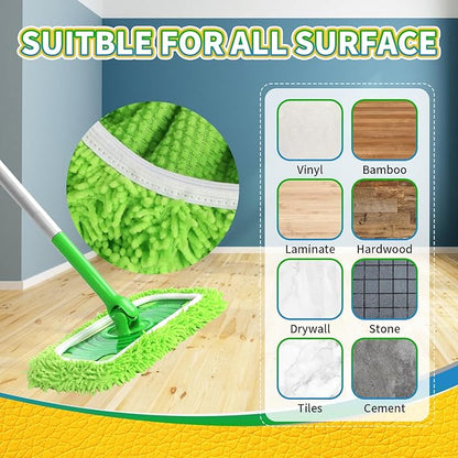 Reusable 100% Coral Fleece Mop Pads Compatible