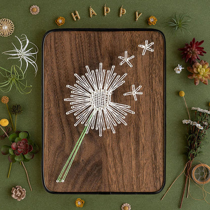 BAZIMA ALICE DIY String Art Kit for Beginner, Dandelion String Art,Unique Gift,Craft Kit for Holidays
