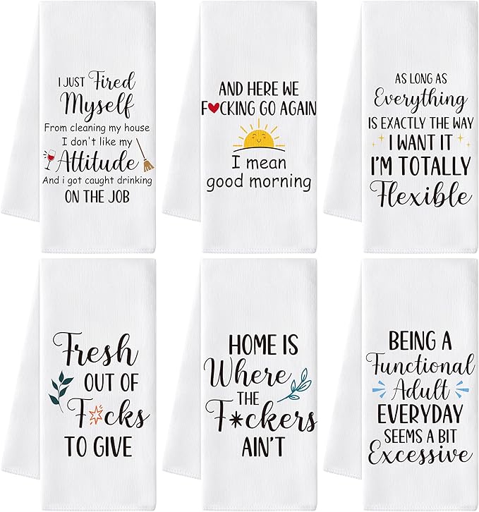 GROBRO7 Funny Sayings Hand Towel
