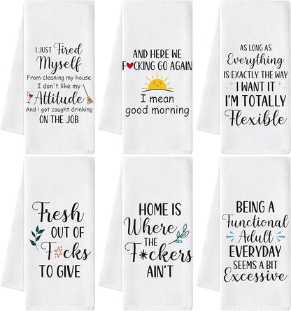 GROBRO7 Funny Sayings Hand Towel
